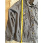 Jessica London  Woman's Size  22 W‎ Grey  Denim 100% Cotton Jacket Photo 5