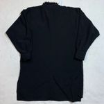 Andiamo Italia Vintage  black beaded Tunic blouse  size L Photo 11