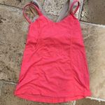 Lululemon 4 Run for Gold Electric Coral Tank Pink Bra Photo 0