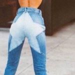 Revice Denim Revice Venus Crop Star Jeans Stargazer Medium Wash Blue Denim Women’s Size 26 Photo 8