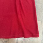 Eileen Fisher Women's 100% Silk Noil A-Line Textured Dress in Serrano Red Medium Photo 4