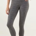 Lululemon Wunder Under Crop *Textured Ziggy Wee October Angel Wing / Soot Light Photo 1