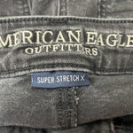 American Eagle  Super Stretch X Black Printed Jegging Jeans Size 6 Long Photo 6