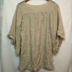 Urban Outfitters  ENTRO Cream Ivory Embroidered Tribal Boho Aztec Blouse Top S Photo 3