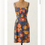 Anthropologie  | Maeve Silk Blend Peony Print Mini Dress | 6 Photo 3
