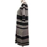 Lou & grey NWT - Black/Gray Speckled Striped Sweater Dress - Size L Photo 3