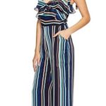 Adelyn Rae 💕💕 Striped Ruffle Jumpsuit NWT Photo 2