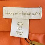 NWT House Of Harlow Vegan Leather Coral Bomber Jacket Photo 5