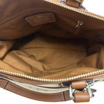 Coach Mickie Satchel in Spectator Leather #F37679 New in Silver/Chalk/Saddle Photo 15