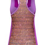 NWT Crowned Athletics Greek Goddess Flow Tank Top Small Purple Photo 3