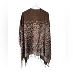 Brown Leopard Print Kimono Shawl Size undefined Photo 1