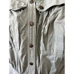 American Vintage Vintage Made In USA Green Cotton Snap Button Short Sleeve Shirt Maxi Dress 10 Photo 14