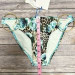 Lisa Blue Leopard Roses Ring Side African Queen Tawny Bikini Bottom NWT XS 4 Photo 6
