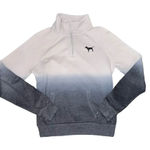 PINK - Victoria's Secret Pink Victoria Secret 1/4 Zip Ombre Pullover -‎ XS Photo 0
