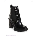 Alexander McQueen NEW  Tread Grommet Embellished Boots Black Size 39.5, NWT $1290 Photo 3