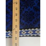 L.L. Bean Vintage Women's Medium Fair Isle Winter‎ Blue Knit Sweater Winter Black Photo 7