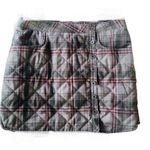 Horny Toad  Quilted Plaid button front skirt size 8 Photo 0