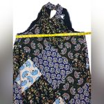 Maeve  Anthropologie Maxi Dress Halter Paisley Patchwork Katrina S Large. E8 Photo 13
