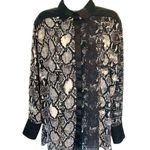 Lysse  Animal Print Button Down Shirt  Oversized S Photo 0