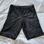 Hang Ten  Womens Medium Hybrid Long Swim Shorts Black Beach Photo 0