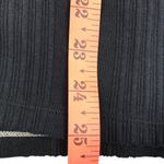 Free People  Annie Rib Knit Collared Top Women S Navy Boho Stylish Travel Resort Photo 13