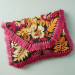 Anthropologie  Ibban Bright Tropics Embellished Bag Photo 0