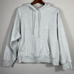 Victoria’s Secret PINK Oversized Fleece Hoodie – Light Gray – Size Large Photo 0