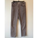 Levi's Wedgie Straight Gray Denim Jeans Boho Grunge 99% Cotton Women's Size 28 Photo 1