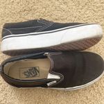 Vans Black Platform Slip-Ons Photo 0