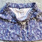 IZOD Golf Skort - Clematis Blue Paisley Drawstring Waist & Built-In Shorts~XL💚 Photo 5
