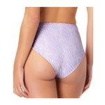 California Waves California‎ Waves Purple Tie Dye Stretch Smocked High Waisted NWT Photo 2