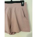 Lululemon  LA Sweat Short Mink Berry Baby Pink Cotton Terry Soft EUC 6 Lounge Photo 7