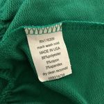 Velvet Torch  T Shirt Dress Ruffle Crew Neck Knit Stretch Green Size M Photo 3