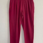 Athleta NWOT  Elation Pant Dressy Jogger Wine Dark Red Coffeeberry Size M Photo 3