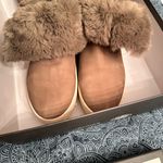 Taupe Nubuck Leather Shoes Tan Size 9 Photo 2