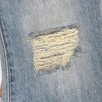 Denim Co‎ Womens Ripped Slim Light Wash Skinny Boyfriend Jeans Blue Size 4 Photo 4