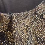 Alex Evenings Sparkly Stretchy Lightweight Cardigan/Jacket Paisley Sz XL Photo 6