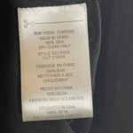 Equipment  black wet silk crop button down blouse sz S Photo 5