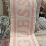 Guess NWT  Los Angeles Blush Pink and Cream Scarf Photo 2