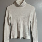 Three Dots  Brand White Turtleneck Sweater Size XS Photo 0