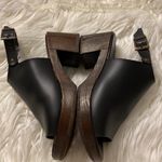 Topshop  shoes sandals black in excellent condition made in Italy real leather Photo 5