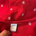 Old Navy summer dress with cap sleeve red white size medium Photo 4
