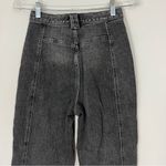 Free People  We The Free CRVY Berlin Wide Leg Jeans Black Wash Out Size 25 Photo 6