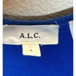 A.L.C. Women's Size L Blue Cross Back Sleeveless Midi Dress EUC Photo 2