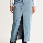 Abercrombie & Fitch  Women's Denim Maxi Skirt in size 2 High Rise Photo 4