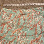 Lady Hagen  golf Skort w/ attached shorts, mint green orange print, women’s sz 10 Photo 6