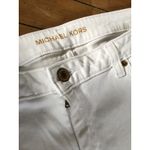 Michael Kors  White Denim Izzy Cropped Skinny Size 12 Photo 4