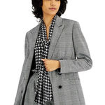 Bar III Bar lll NWT XS Womens Suit Separates black white & Red Plaid​​​​ Photo 0