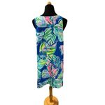 Lilly Pulitzer  JACKIE 100% Silk Shift Dress CASA DEL SOL Small Rare Photo 6