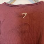 Gymshark Maroon Sleeveless Crop Top Photo 3